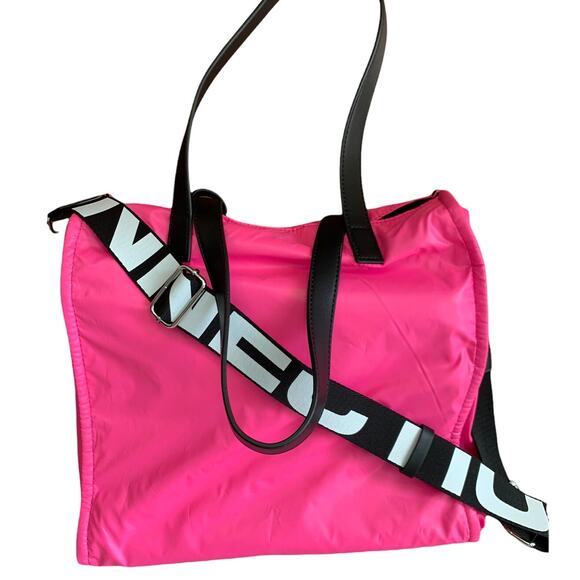 French Connection neon pink reversible crossbody bag - Picture 1 of 9